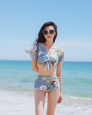French sense one-piece swimwear
