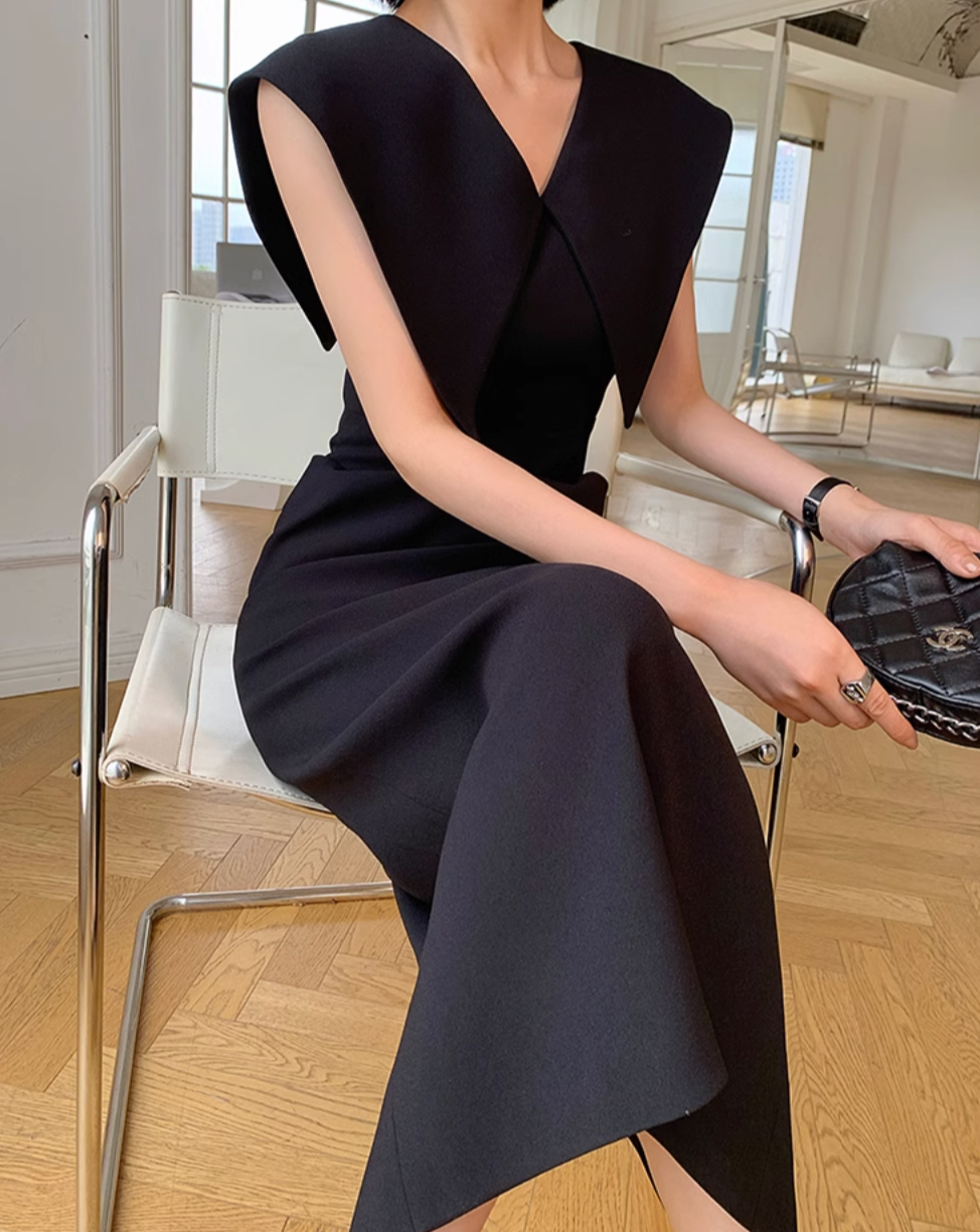 Doll collar hepburn dress