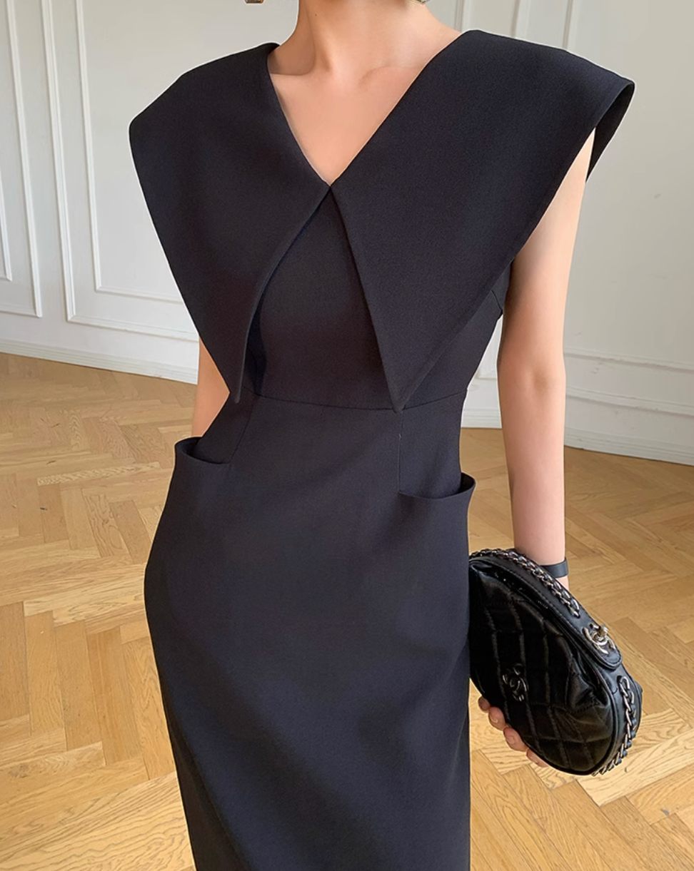 Doll collar hepburn dress